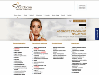 esteticon.pl screenshot