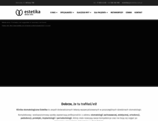estetika.com.pl screenshot