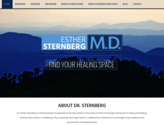 esthersternberg.com screenshot