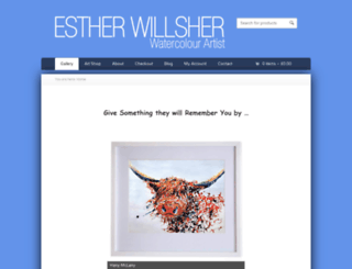 estherwillsher.com screenshot