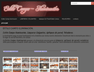 estilocampo-iluminacion.com screenshot