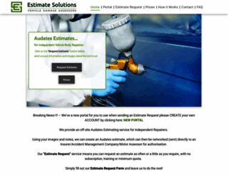 estimatesolutions.co.uk screenshot