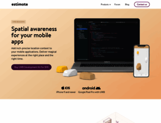 estimote.com screenshot