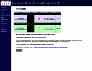estofex.org screenshot