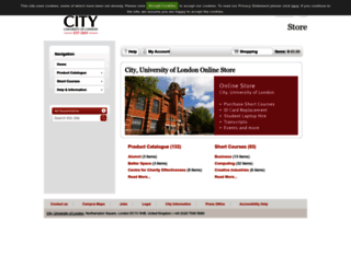 estore.city.ac.uk screenshot