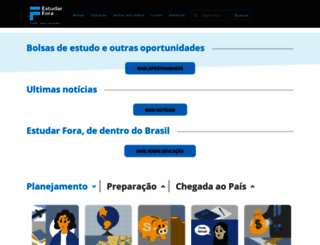 estudarfora.org.br screenshot