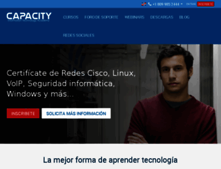 estudiar.capacityacademy.com screenshot