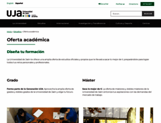 estudios.ujaen.es screenshot