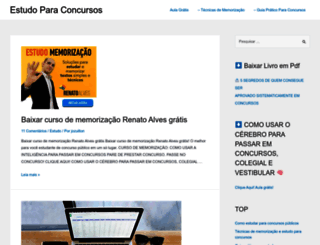 estudoparaconcursos.com.br screenshot