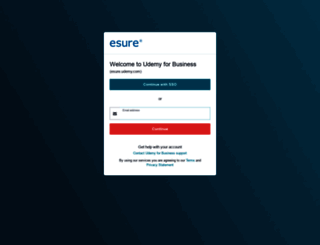 esure.udemy.com screenshot