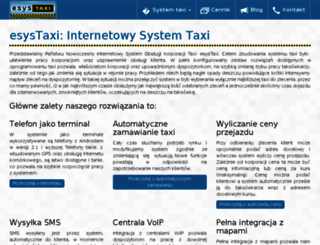 esystaxi.pl screenshot