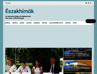 eszakhirnok.com screenshot