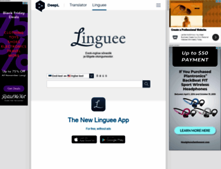 et.linguee.com screenshot