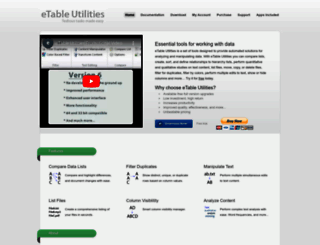 etableutilities.com screenshot