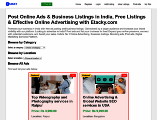 etacky.com screenshot