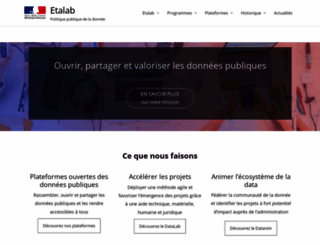 etalab.gouv.fr screenshot