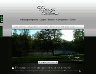 etangs-du-domaine.fr screenshot