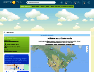 etats-unis.meteosun.com screenshot