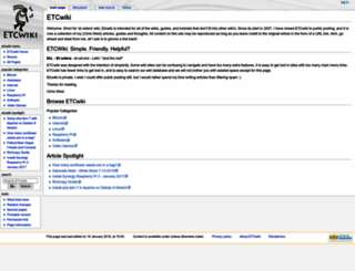 etcwiki.org screenshot