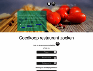 etenvooreentientje.nl screenshot