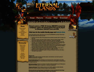 eternal-lands.com screenshot