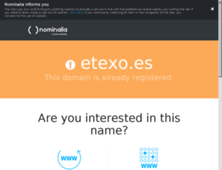 etexo.es screenshot