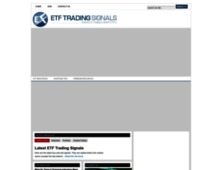 etftradingsignals.com screenshot