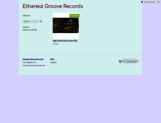 etherealgroove.storenvy.com screenshot