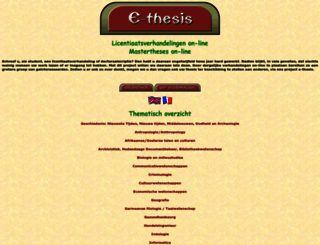 ethesis.net screenshot