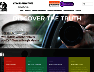 ethicaldetectives.com screenshot