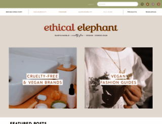 ethicalelephant.com screenshot