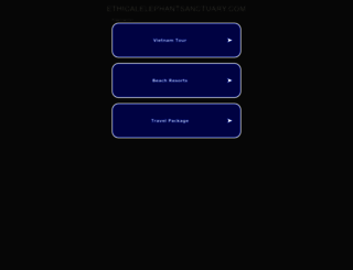 ethicalelephantsanctuary.com screenshot