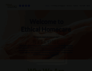 ethicalhomecare.co.uk screenshot