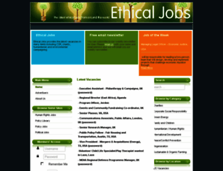 ethicaljobs.net screenshot