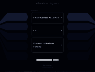 ethicalsourcing.com screenshot