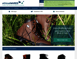 ethicalwares.com screenshot