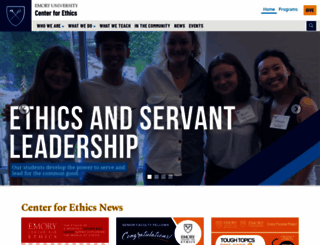 ethics.emory.edu screenshot