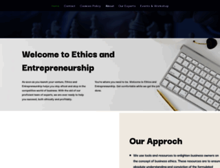 ethicsandentrepreneurship.org screenshot
