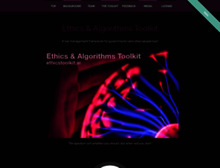 ethicstoolkit.ai screenshot