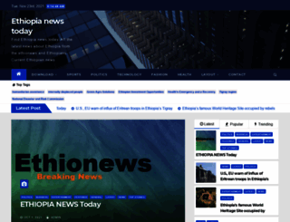 ethionews.365ethiojobs.com screenshot