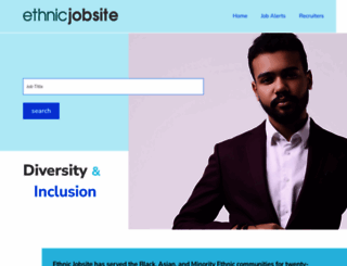 ethnicjobsite.co.uk screenshot