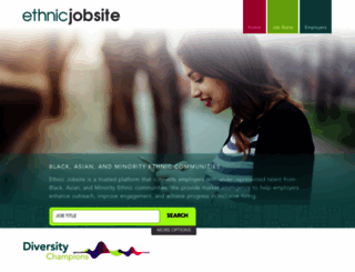 ethnicjobsite.co.uk screenshot