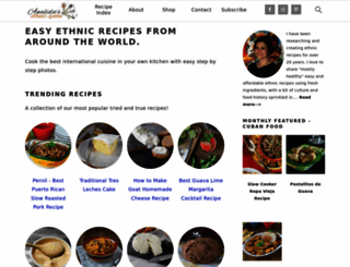 ethnicspoon.com screenshot