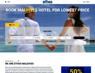 ethosmaldives.com screenshot