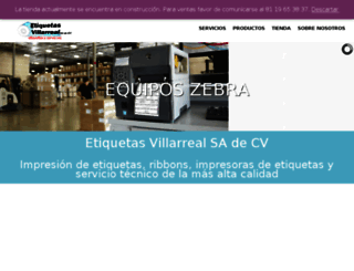 etiquetasvillarreal.com screenshot