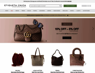 etiquetaunica.com.br screenshot