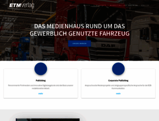 etm-verlag.de screenshot