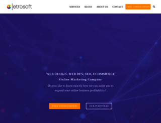 etrosoft.com screenshot