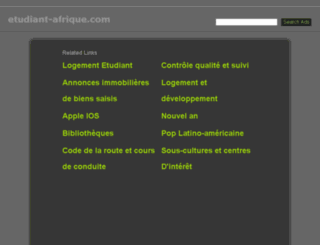 etudiant-afrique.com screenshot