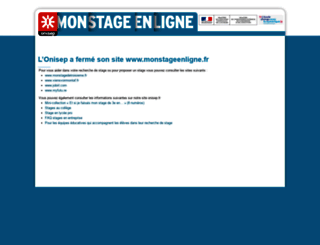 etudiants.monstageenligne.fr screenshot